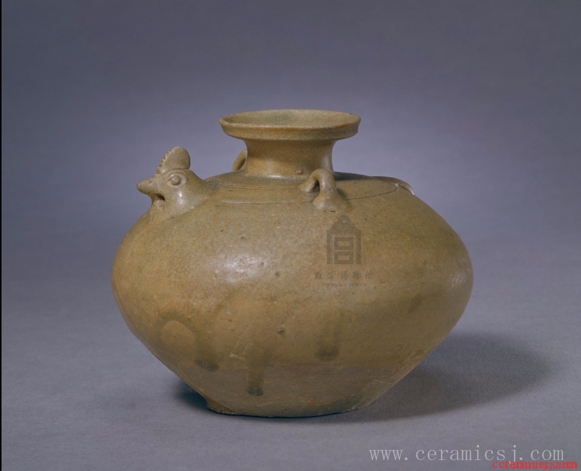 Celadon Ewer with a Chicken-head Spout