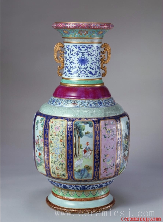 Period: Qianlong reign (1736-1795), Qing dynasty (1644-1911)  Glazetype: Variegated Glazes 