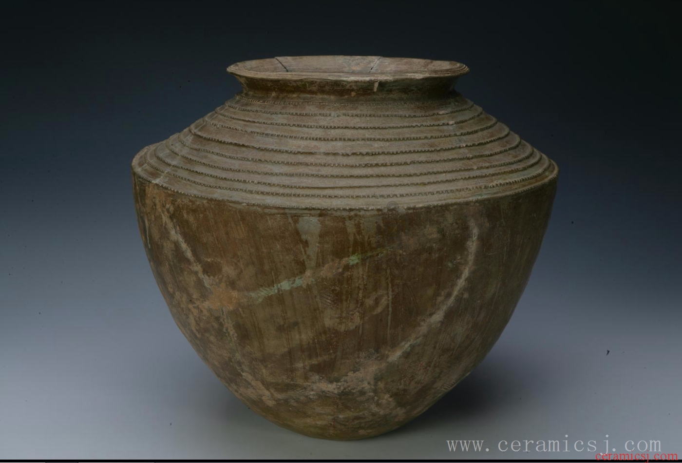 Period: Shang dynasty (ca. 1600-1028 BCE)  Glazetype: proto-porcelain  Date: undated 