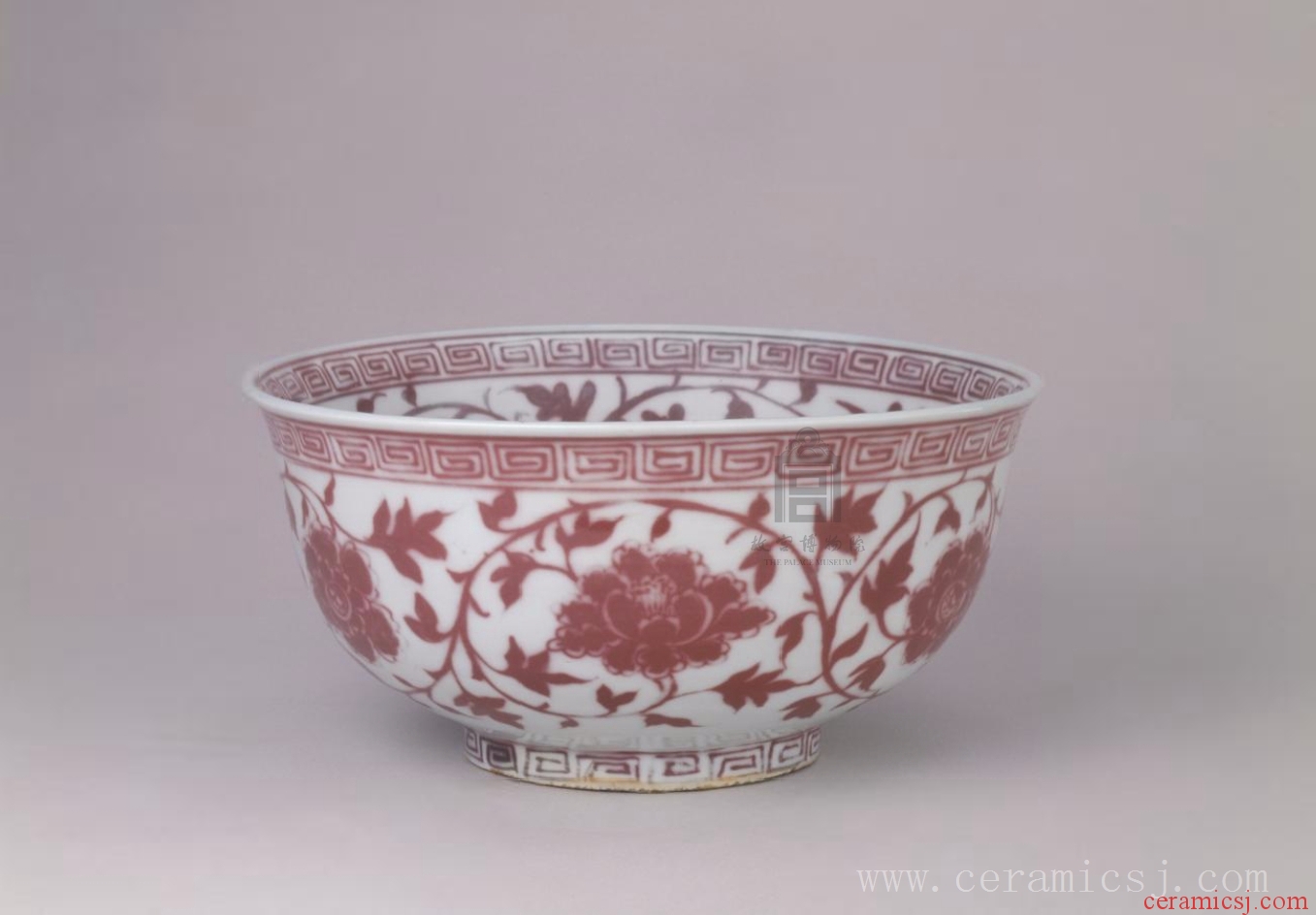 Period: Hongwu reign (1368-1398), Ming dynasty (1368-1644)  Glazetype: underglaze-red 