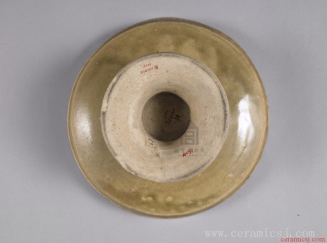 Kiln: Huainan kilns  Period: Sui dynasty (581-618)  Glazetype: celadon 