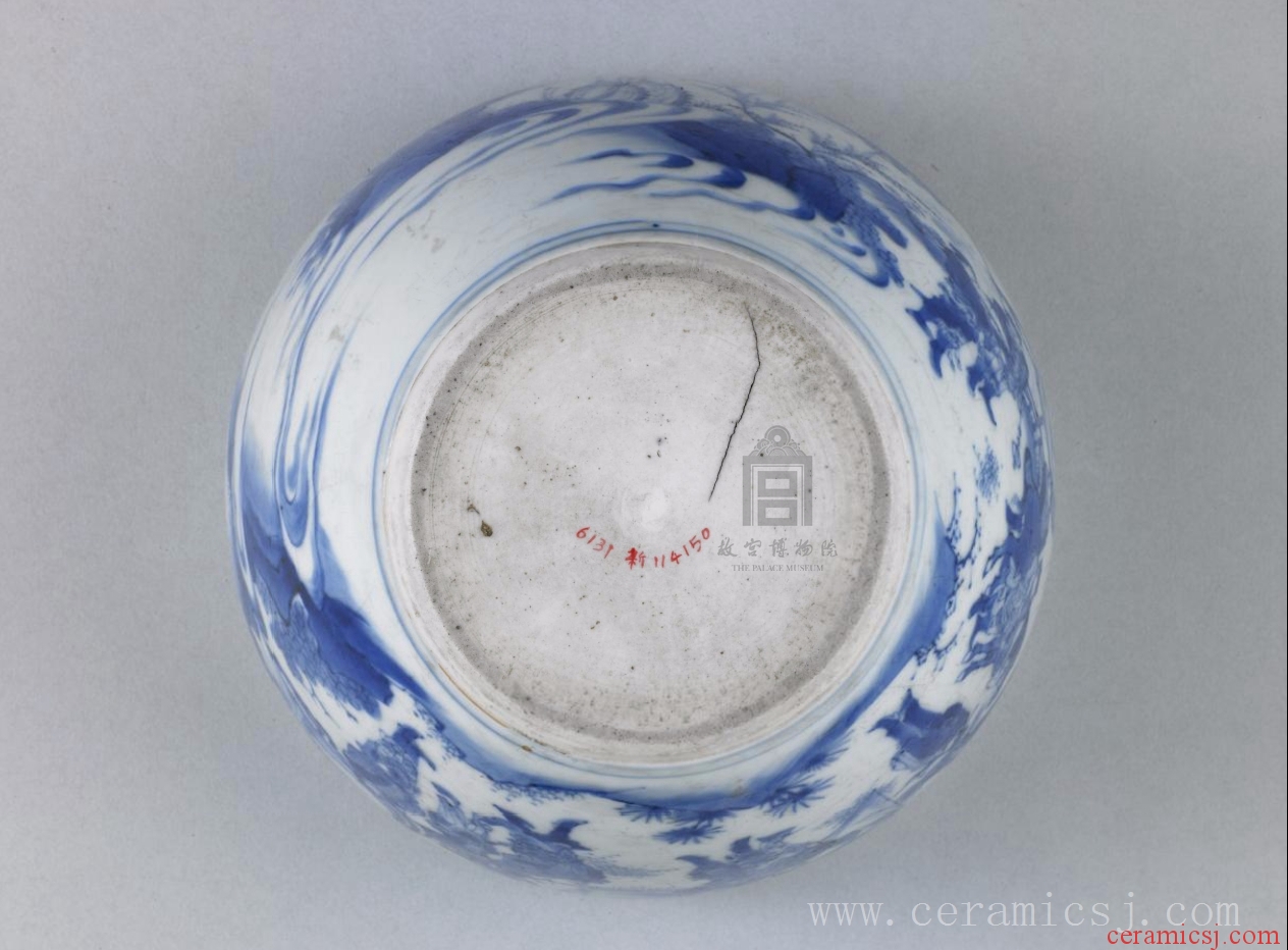 Kiln: Jingdezhen kilns  Period: Chongzhen reign (1628-1644), Ming dynasty (1368-1644)  Glazetype: blue-and-white 