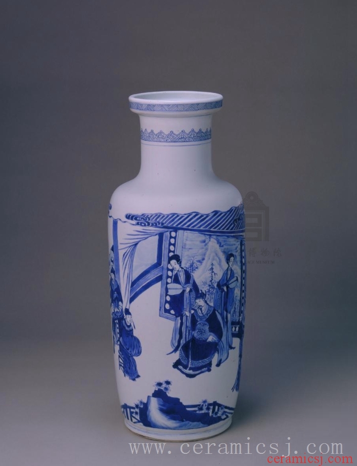 Kiln: Jingdezhen kilns  Period: Kangxi reign (1662-1722), Qing dynasty (1644-1911)  Glazetype: blue-and-white 