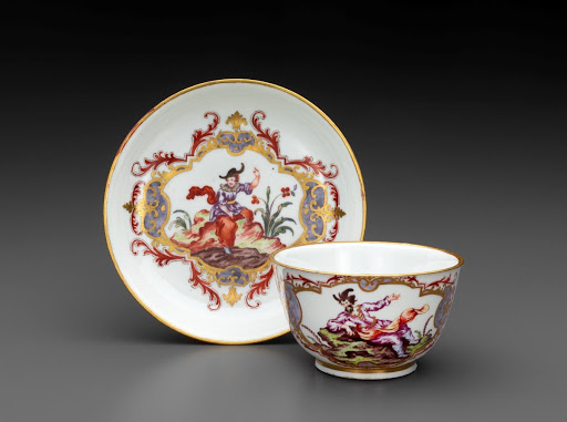 Tea Bowl and Saucer - Doccia Porcelain Manufactory