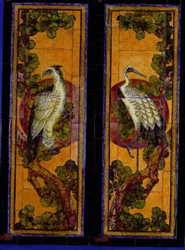 Pair of Tile Panels - Simpson & Co