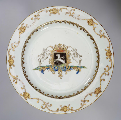 Plate with the arms of the Van Beeftingh family - Anonymous