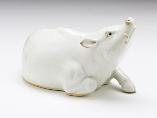 Okimono in the Form of a Reclining Boar - Unknown