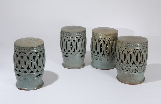 Stools with Linked-ring Design in Openwork - Unknown