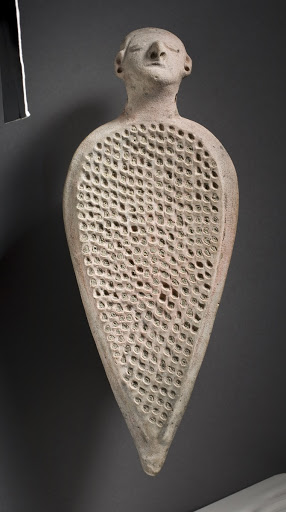 Grater with Handle in the Form of a Male Head - Unknown