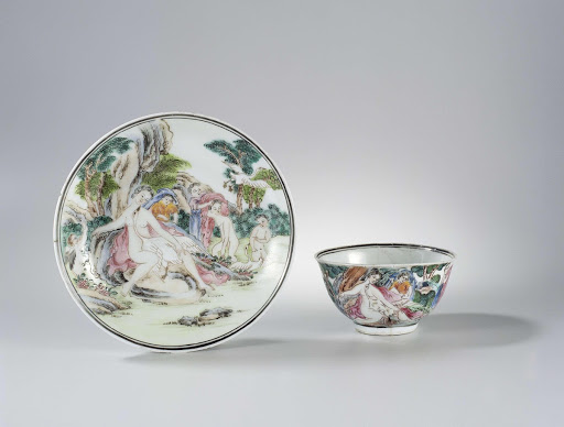 Bell-shaped cup with an image of Leda and the Swan - Anonymous