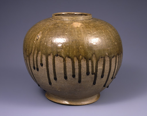 Jar with Ash Glaze, Sanage Ware (Important Cultural Property) - Unknown