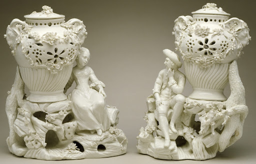 Pair of Potpourri Vases - Lecreux (attributed to), Nicholas