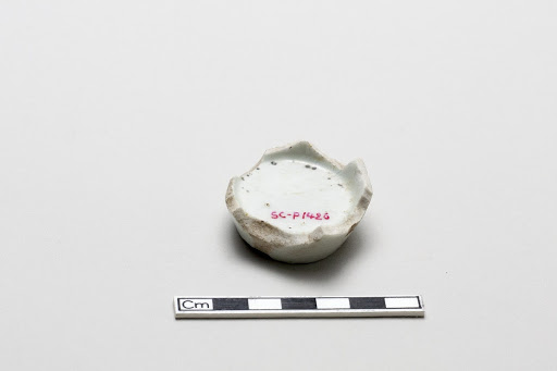Sake cup, base fragment