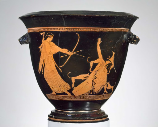 Mixing bowl (bell krater) - the Pan Painter