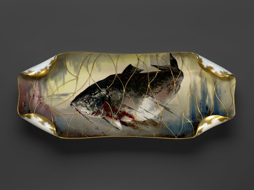 "The Shad" Fish Platter From the Rutherford B. Hayes Service - Theodore R. Davis, American