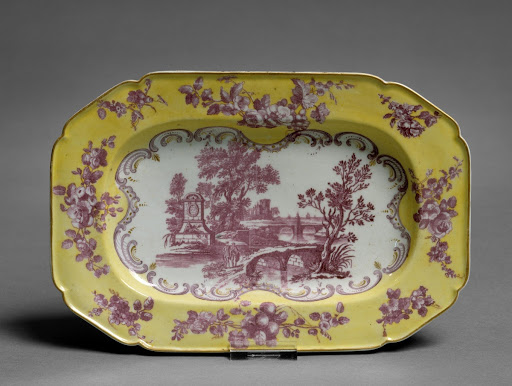Dish, One of a Pair - Worcester Porcelain Manufactory