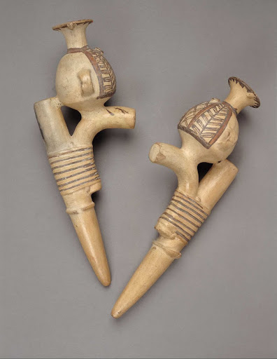 Sculptural ceramic libation vessel ML018892 - Inca style