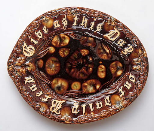 Bread plate - LONDON POTTERY, Maylands, Adelaide