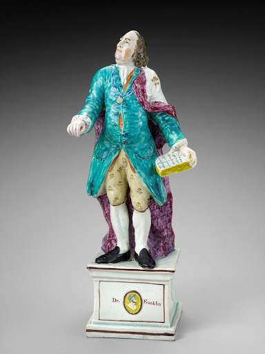 Figure of Benjamin Franklin - Ralph Wood, Jr.