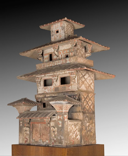 Tomb Model of a Multi-Storied Tower - Unknown