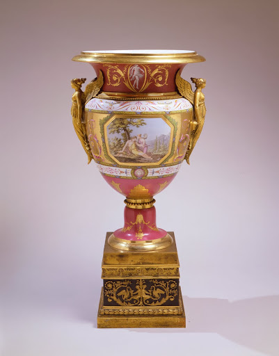 Monumental urn with ormolu mounts - Manufacture Imperiale de Sèvres
