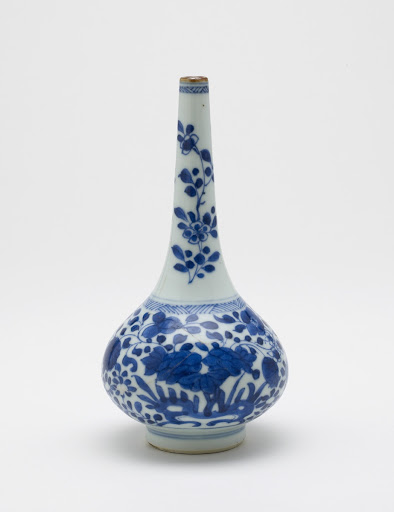 Bottle-shaped vase, one of a pair with F1982.19