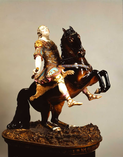 Equestrian Statuette of King Augustus III of Poland - Unknown