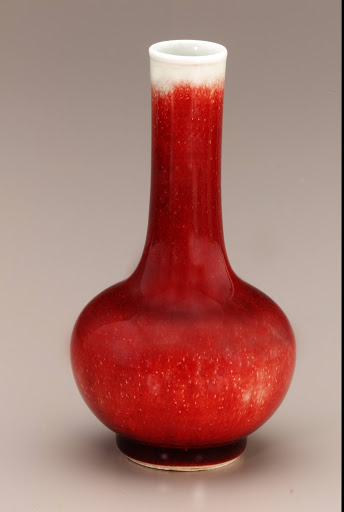 Vase with "ox blood" (langyao) copper-red glaze