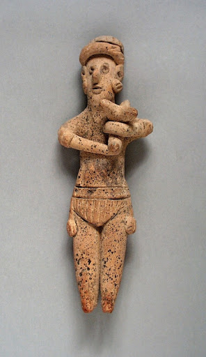 Standing Figure with Dog - Unknown