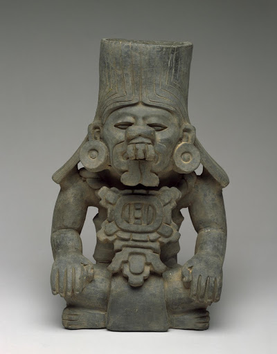 Urn with a Seated Ruler - Zapotecan