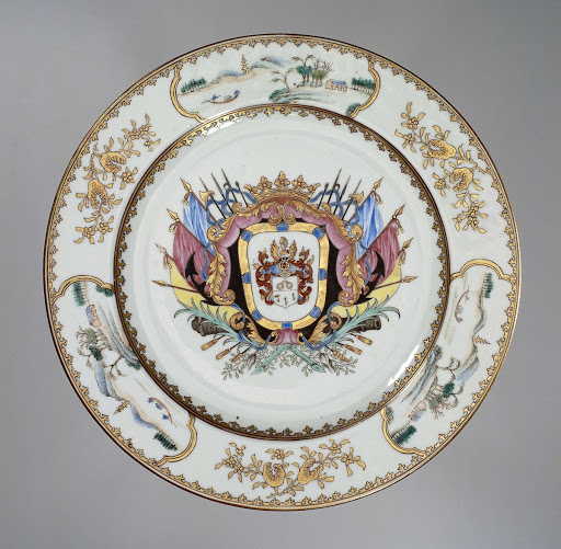 Plate with the arms of the Ver Heull family - Anonymous