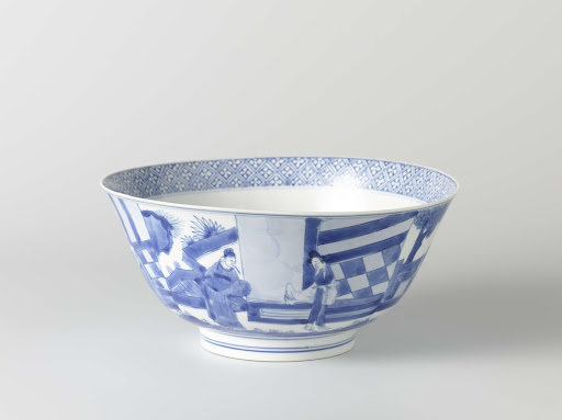 Bell-shaped bowl with four narrative scenes - Anonymous