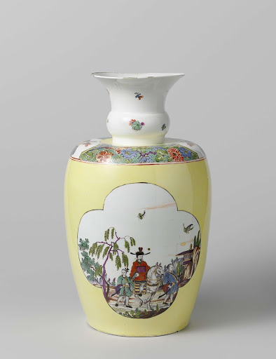 Vase - Meissener Porzellan Manufaktur, Johann Christoph Leibnitz, Pieter Schenk (II)