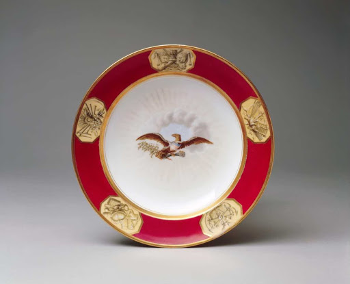 Dessert Plate from the James Monroe State Service - Pierre-Louis Dagoty and Edouard Honoré