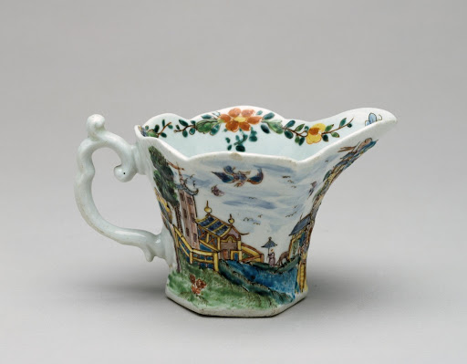 "Wigornia" Creamboat - Worcester Porcelain Manufactory