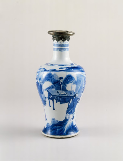 Vase Decorated with a Scene from a Romance - Jingdezhen kilns