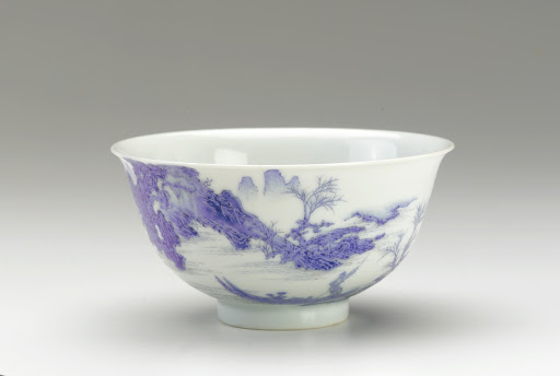 Cup with landscape
