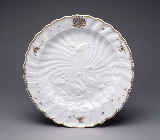 Plate from the Swan Service - Meissen Porcelain Factory