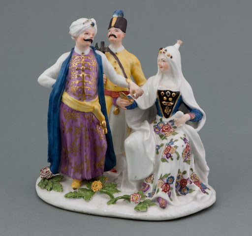 Porcelain figurine “Polish Engagement” - Johann Joachim Kaendler (1706-1775)和Koenigliche Porcellain Fabrique, Meissen (1710-1763)
