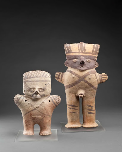 Ceramic ceremonial figurine that represents a man (right) ML040404 - Chancay style