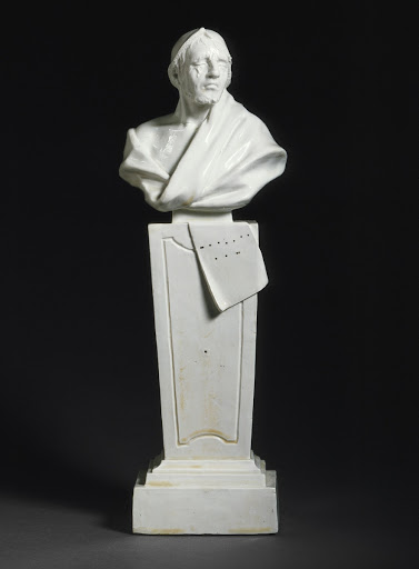 Bust of Heraclitus, 'The Weeping Philosopher' - Vienna Porcelain Manufactory, Johann Christoph Ludwig Lücke