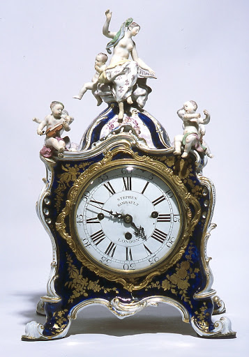 Clock Case, Chelsea, 1760-65 - Chelsea Porcelein