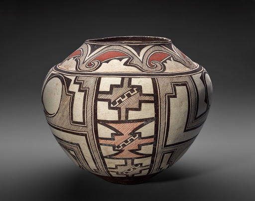 Jar (Olla) with Geometric Designs - Tsayutitsa, Zuni