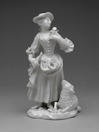 Figure of a Shepherdess - Meissen Porcelain Manufactory