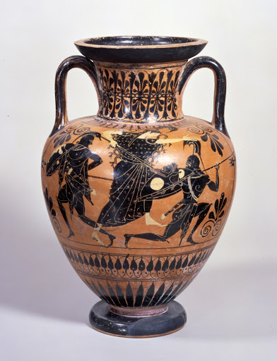 Amphora with Design of Athena and Battle Scenes - Unknown