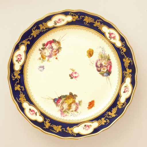 Plate - Derby Porcelain Works, William Billingsley