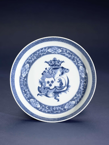 Saucer-dish with the arms of the Greven and Gonard(t) family - Anonymous