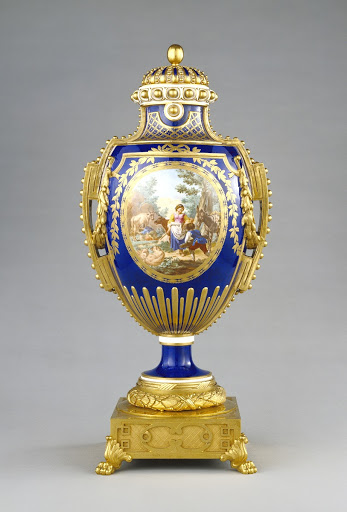 Lidded vase (vàse a panneaux) - Sèvres Manufactory