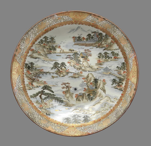 Large Porcelain Plate - Unknown