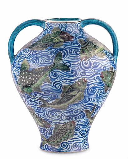 Vase with Persian decoration - WILLIAM DE MORGAN & CO., London